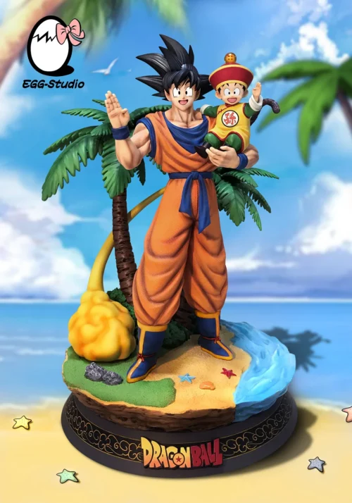 Son Goku & Son Gohan - Dragon Ball Resin Statue - EGGS Studios