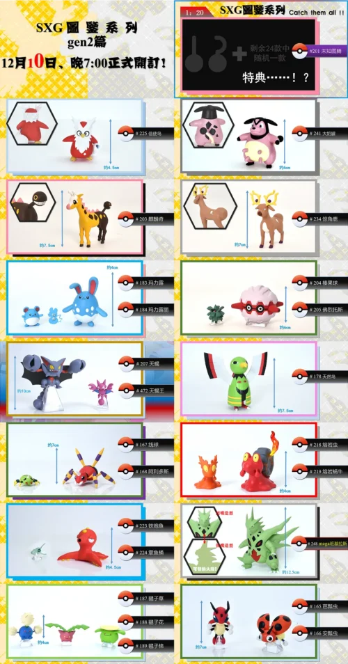 1/20 Scale World Zukan Gold & Episode - Pokemon Resin Statue - SXG Studios