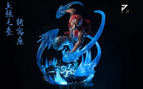 Akaza with LED - Demon Slayer: Kimetsu no Yaiba Resin Statue - JK Studios