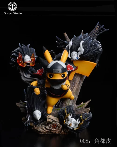Kakuzu Cosplay Pikachu - Naruto Pokemon Resin Statue - SURGE Studios