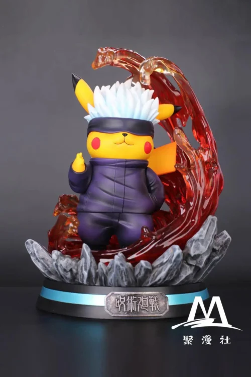 Satoru Gojo Cosplay Pikachu - Jujutsu Kaisen Pokemon Resin Statue - JMS studios