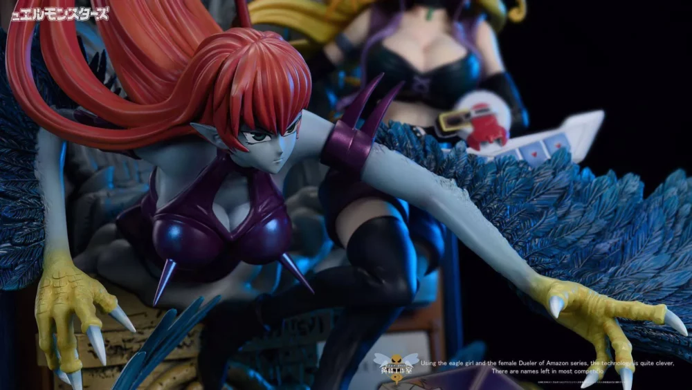 Harpie Lady & Mai Valentine - Duel Monsters/ Yu-Gi-Oh! Resin Statue - WASP Studios [In Stock] - Image 6