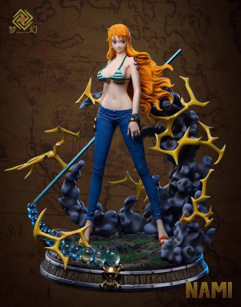 ONE PIECE ナミ（NAMI） 樹脂 1/5 彫刻 フィギュア 1/5 Scale Nami - ONE PIECE Resin Statue - Dream Studios