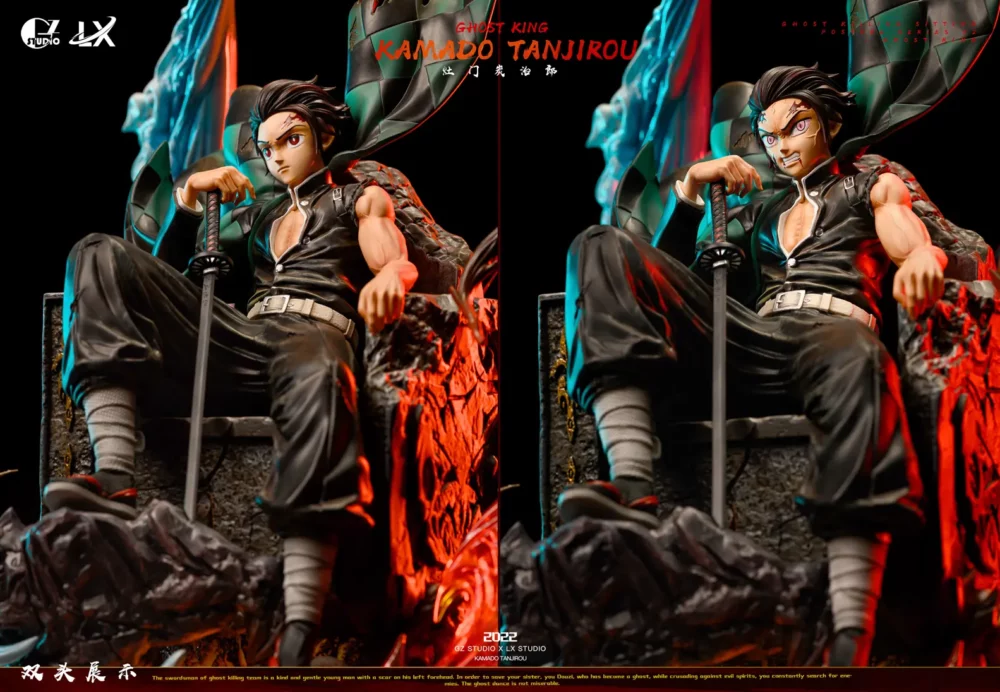 1/6 Scale Sitting Series Demon King Tanjiro Kamado with LED
