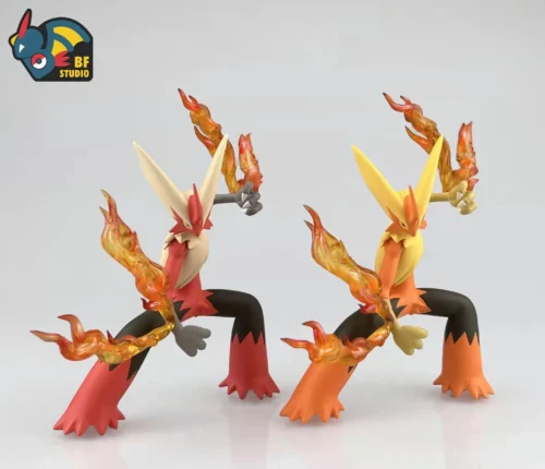 1/20 Scale World Zukan Mega Blaziken - Pokemon Statue - BF Studio