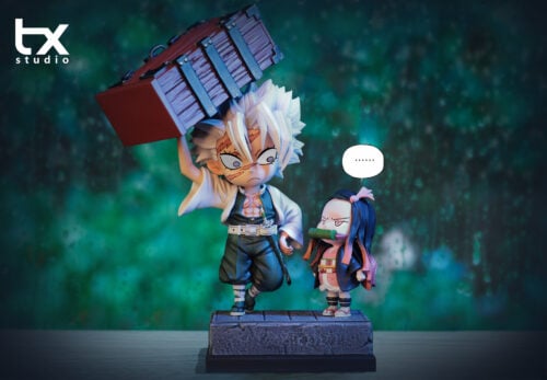 Love Series Shinazugawa Sanemi & Kamado Nezuko - Demon Slayer: Kimetsu No Yaiba Resin Statue - TX Studios