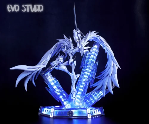 Omnimon Merciful Mode with LED - Digimon Resin Statue - EVO Studios