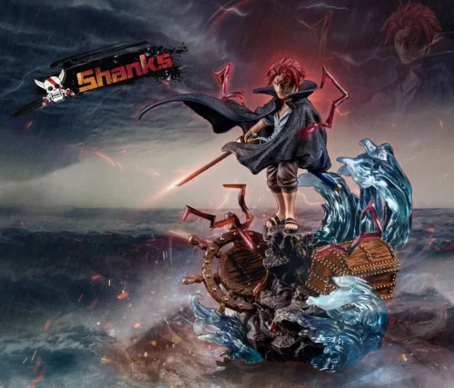 WCF MAX Scale Red Hair Shanks - ONE PIECE Resin Statue - XS Studios