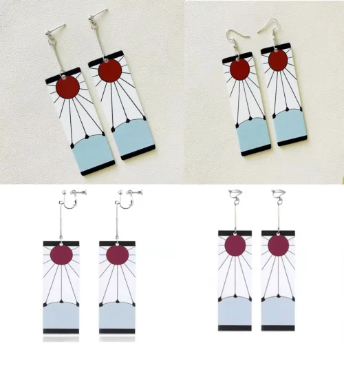 Kamado Tanjiro's Earrings - Free Shipping - Demon Slayer: Kimetsu no Yaiba