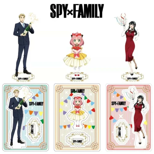 Celebration of Forger Family Acrylic Stand Display - Free Shipping - SPY X FAMILY