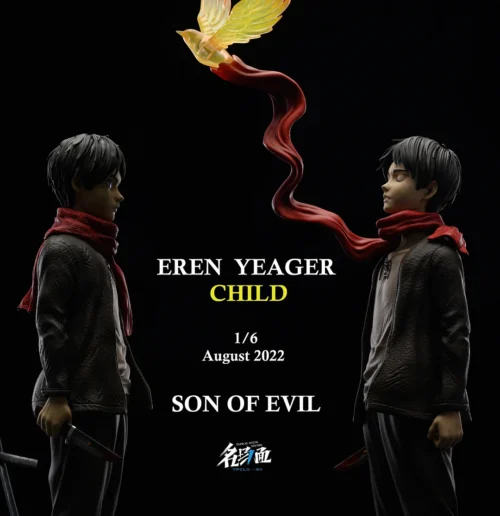 1/6 Scale Scarf Birdcage Child Eren Yeager - Attack On Titan Resin Statue - Typical Scene Studio