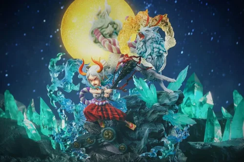 Normal Yamato & Large-Mouthed True God/ Ōkuchi-no-Magami Form Yamato - ONE PIECE Resin Statue - G5 Studios