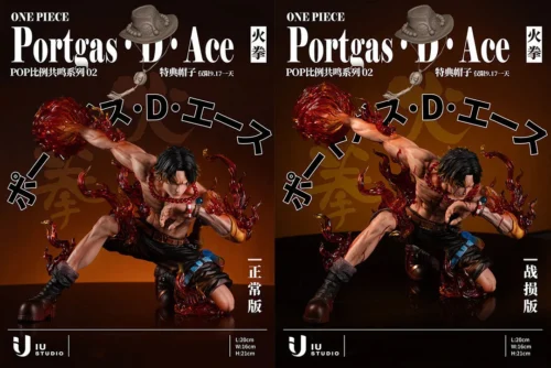 POP Scale Fire Fist Portgas D. Ace - ONE PIECE Statue - IU Studios