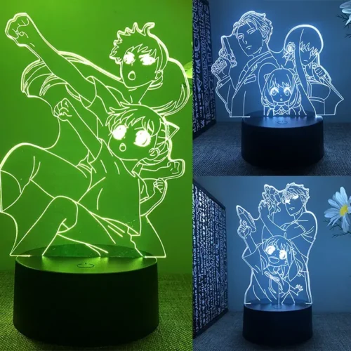 7-Colour touch mode LED Gradient Night Light Characters of SPY X FAMILY Series - Free Shipping - SPY X FAMILY