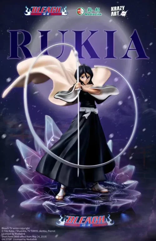 1/6 Scale Licensed Rukia Kuchiki - Bleach Resin Statue - Krazy Art Studios