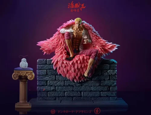 Sitting Donquixote Doflamingo - ONE PIECE Resin Statue - ShanDianMoWan Studio