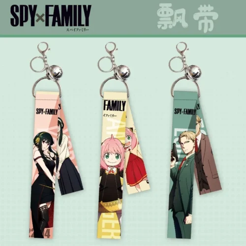 Characters of SPY X FAMILY Streamer Bell Key Chain - Free Shipping - SPY X FAMILY