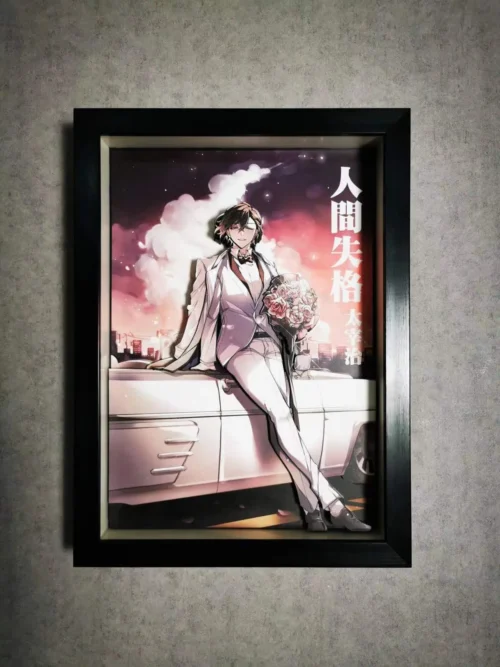 3D Decorative Paint of Osamu Dazai - Bungo Stray Dogs Decorative Painting - Drunky Monkey Crew Studio