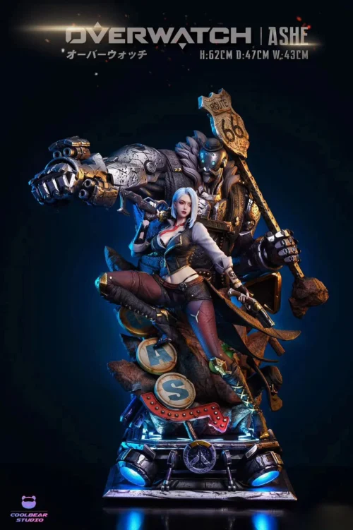 1/4 Scale Ashe with LED - Overwatch Resin Statue - coolbear