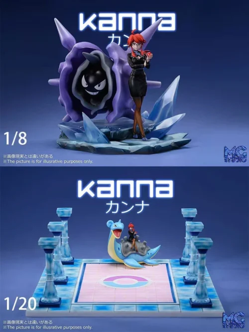 1/20 Scale World Zukan Elite Four Series 001 Lorelei - Pokemon Resin Statue - MG Studios