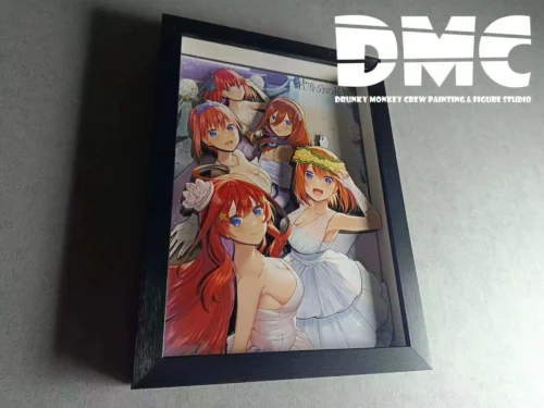 3D Decorative Paint of Wedding Dress Ver. 5Toubun no Hanayome - 5Toubun no Hanayome Decorative Painting - Drunky Monkey Crew Studio