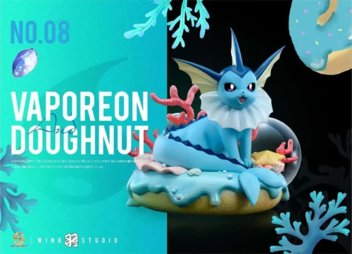 Vaporeon Doughnut - Pokemon Resin Statue - Wing Studio