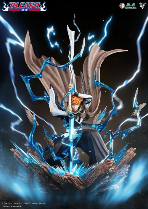 1/4 Scale Licensed Kurosaki Ichigo with LED - Bleach Resin Statue - TriEagels Studio