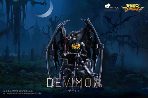 Sitting Series 004 Devimon - Digimon Resin Statue - T1 Studios