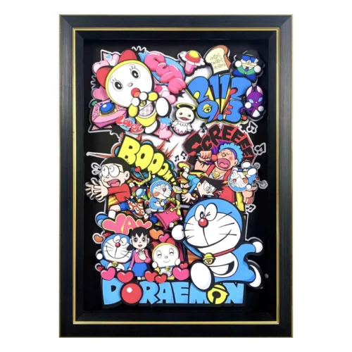 3D Decorative Paint of Doraemon & Nobita Nobi - Doraemon Decorative Painting - momo Studio