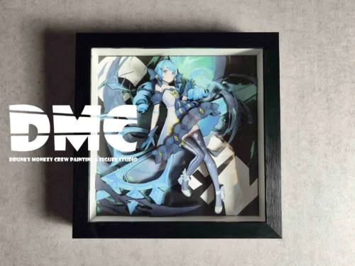 3D Decorative Paint of Gwen - League of Legends (LOL) Decorative Painting - Drunky Monkey Crew Studio
