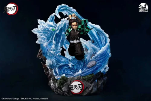 1/4 Scale Kamado Tanjirou with LED - Demon Slayer: Kimetsu no Yaiba Resin Statue - Infinity Studios