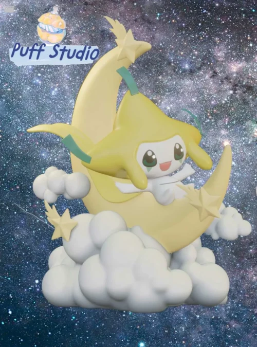 Moon Ladder Jirachi - Pokemon Resin Statue - Puff Studio