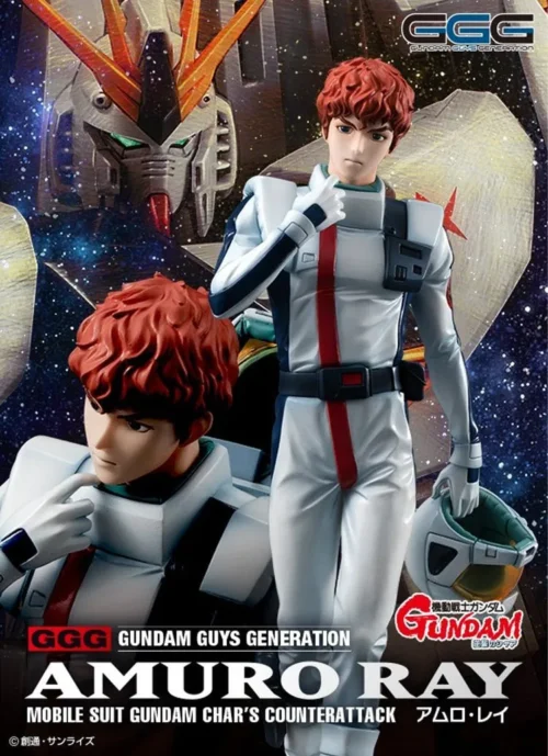 1/8 Scale Second Edition Gundam Guys Generation Amuro Ray - Mobile Suit Gundam: Char's Counterattack Official Statue - MegaHouse