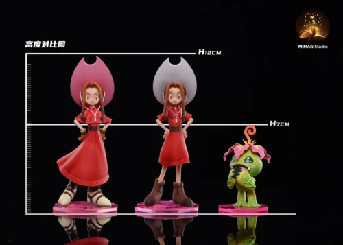 Megahouse Scale Mimi Tachikawa & Palmon- Digimon Resin Statue - MIMAN Studios [In Stock]