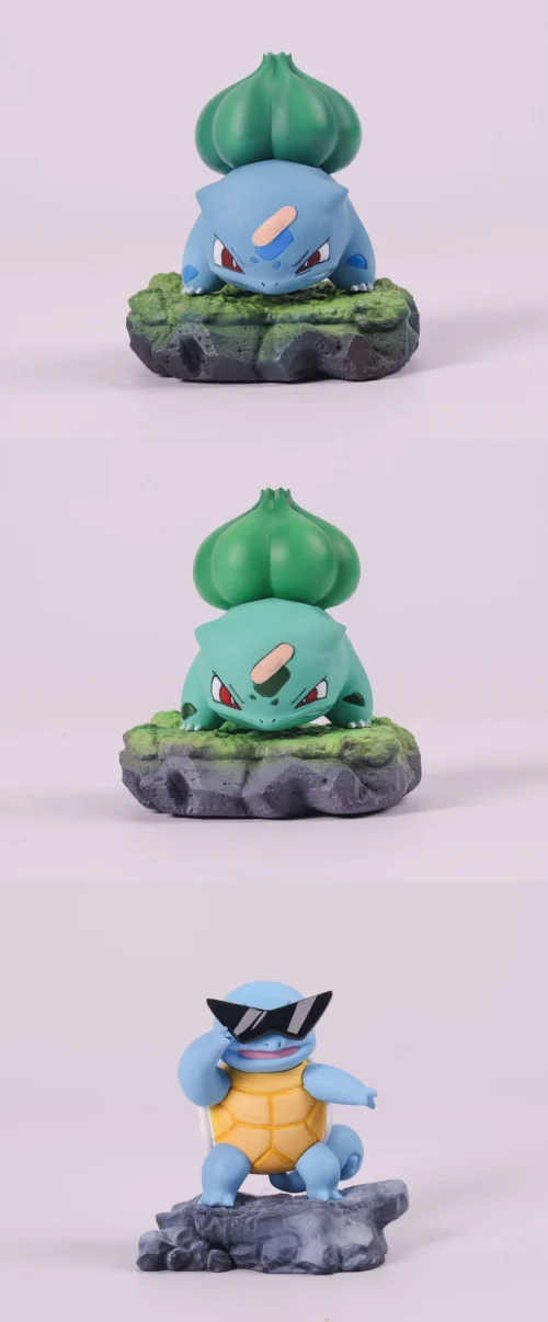 Bulbasaur & Squirtle - Pokemon Resin Statue - YT Studio