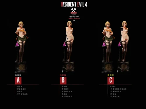 1/4 Scale Reset Version Ashley Graham with LED - Resident Evil 4 Resin Statue - M.F Studios