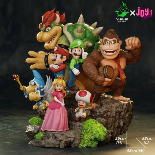 Characters of Super Mario Family - Super Mario Resin Statue - Joy Station Collection