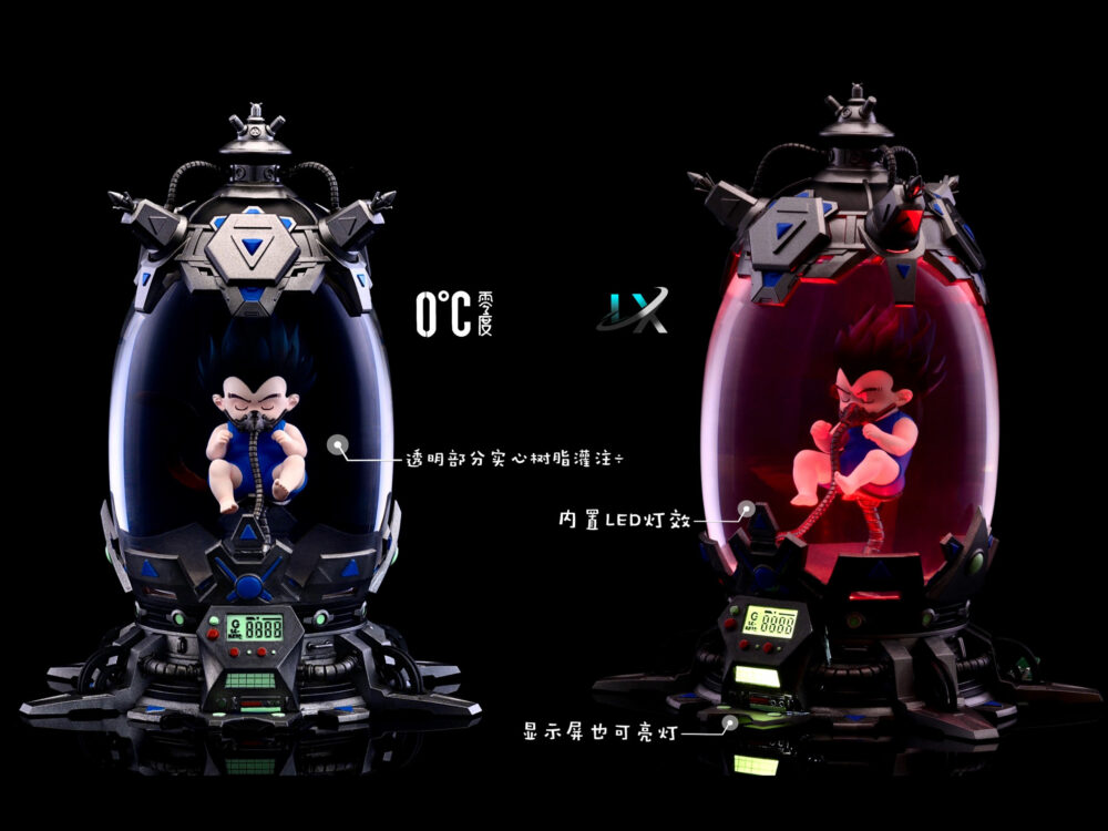 1/6 Scale Incubator Vegeta with LED - Dragon Ball Resin