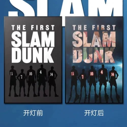 3D Decorative Paint of Light Guide Transformation SLAM DUNK with LED - SLAM DUNK Decorative Painting - Mystical Art Studios