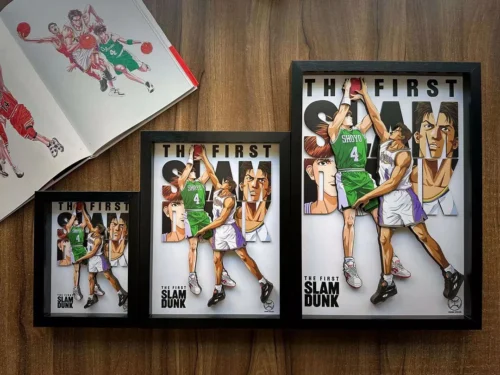 3D Decorative Paint of CP Series Shinichi Maki & Kenji Fujima - SLAM DUNK Decorative Painting - AoTu Panda Studio