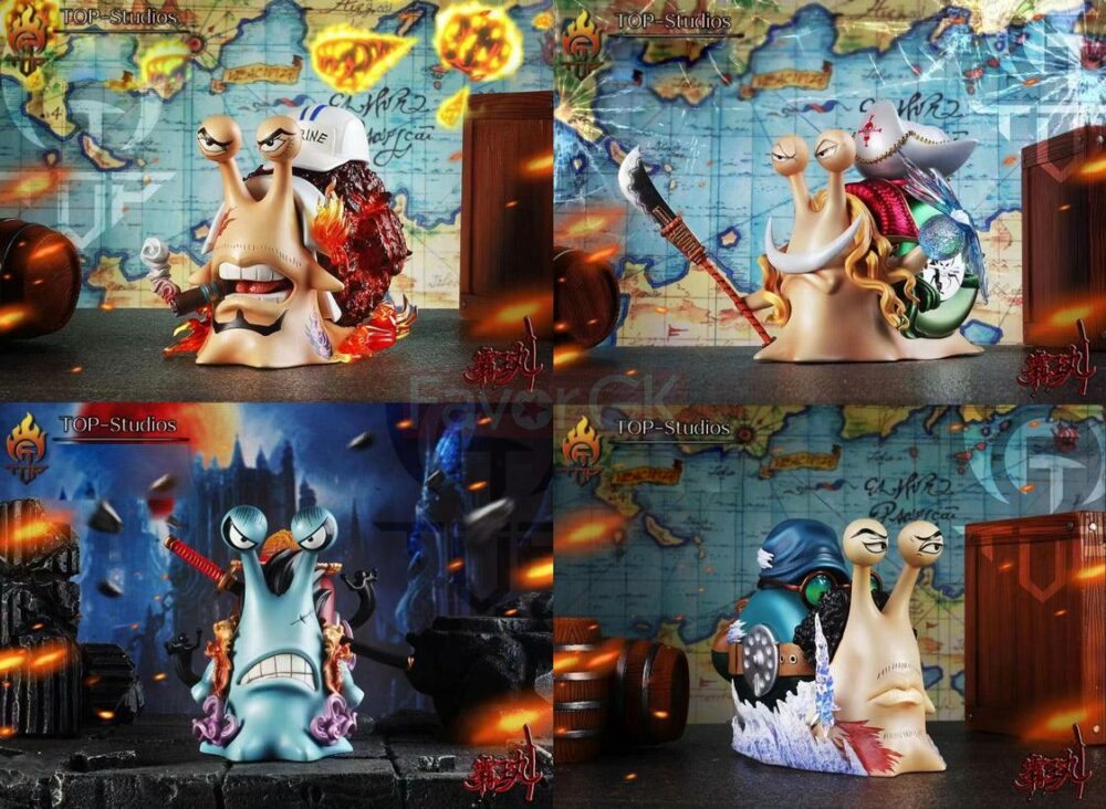 Akainu/ Sakazuki, Nightmare Luffy, Young Whitebeard/ Edward