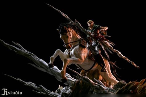 The 13th commander of Survey Corps Erwin Smith - Attack On Titan Resin Statue - JR Studio