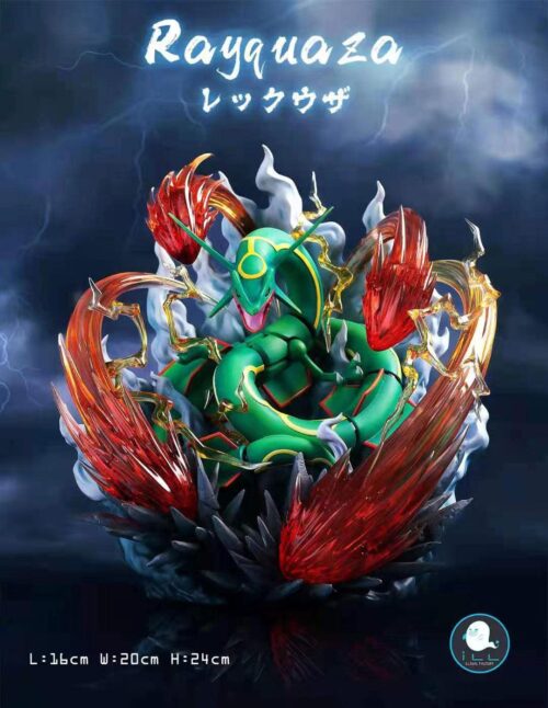 Pokémon Emerald Version Rayquaza - Pokemon Resin Statue - ILL ILLEGAL FACTORY Studios [In Stock] - Pokemon
