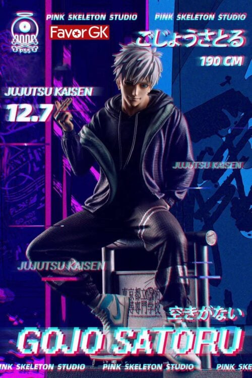 Fashion Gojo Satoru - Jujutsu Kaisen Resin Statue - Pink Skeleton Studio [In Stock] - Jujutsu Kaisen