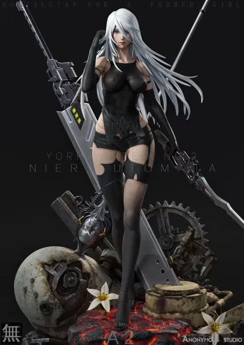 1/4 Scale YoRHa Type A No.2 - NieR: Automata Resin Statue - Anonymous Studios