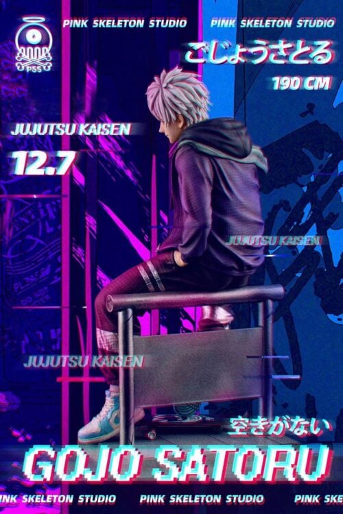 Fashion Gojo Satoru - Jujutsu Kaisen Resin Statue - Pink Skeleton Studio [In Stock] - Jujutsu Kaisen
