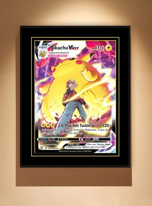Decorative Paint Pikachu G-Max Volt Tackle - Pokemon Decorative Painting - LangRen Studio