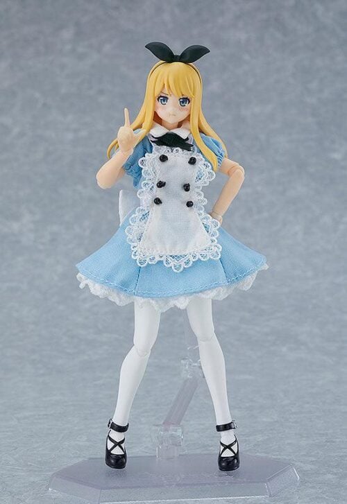 Moveable Figma Series Dress & Apron Outfit Ver. Alice - Alice in Wonderland Official Statue - Max Factory [Pre-Order] - Alice in wonderland