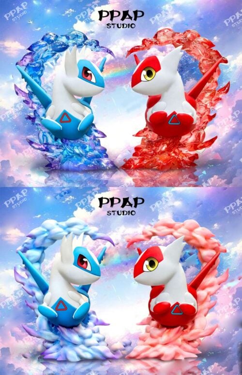 Little Fatty Series Latias & Latios - Pokemon Resin Statue - PPAP Studios
