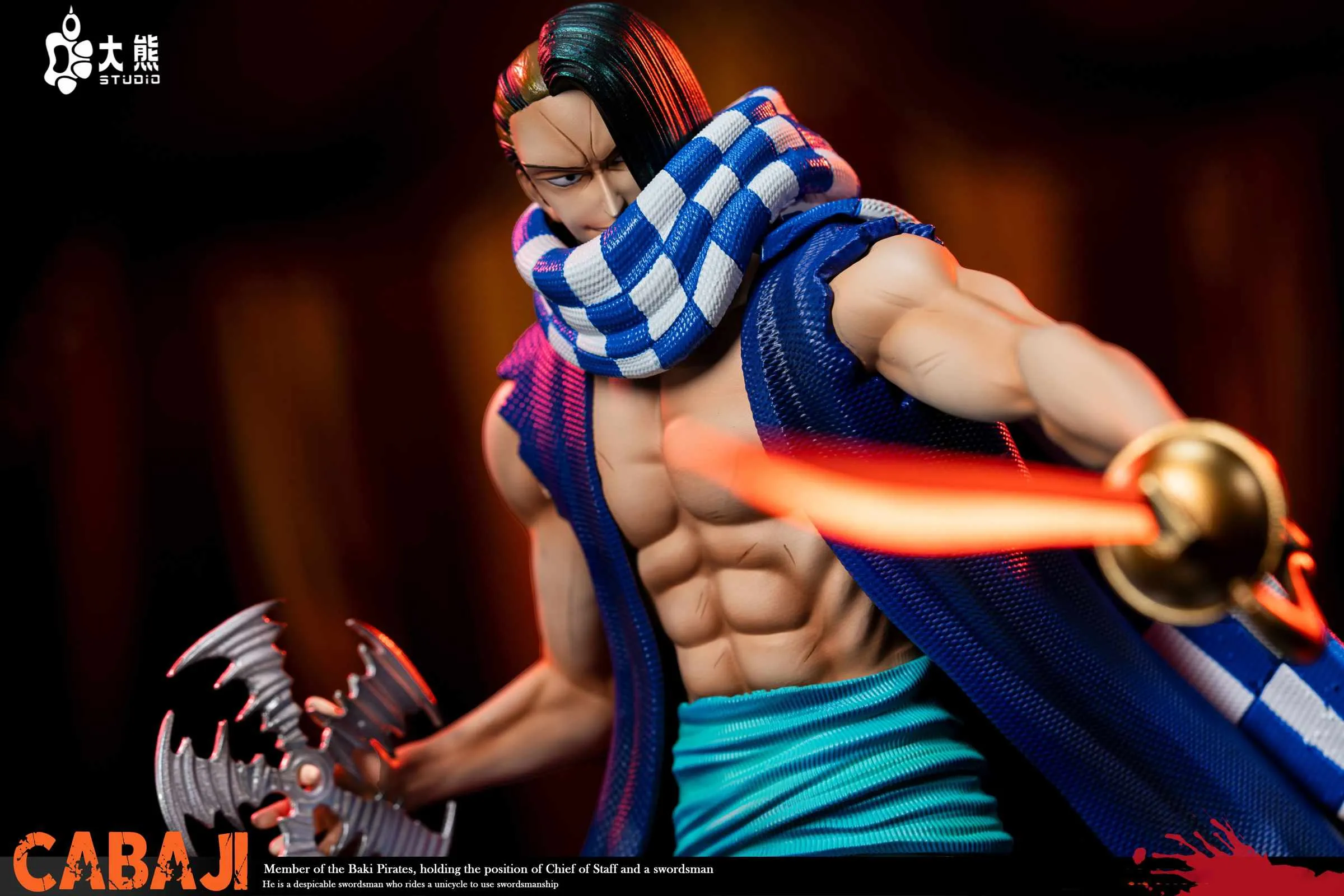 First Meet Mohji Cabaji ONE PIECE Resin Statue Dx Studio 